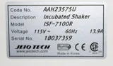 Jeio Tech Lab Companion ISF-7100R Refrigerated Incubated Shaker, -20C to 80C