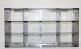 N/A Stainless Steel Freezer Rack ULT Holds 12 Boxes Adjustable Shelves
