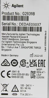 Agilent G2939B 2100 Bioanalyzer for DNA RNA Protein Analysis