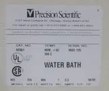 Precision Scientific 183 Water Bath - Wide Temp Range & Uniformity