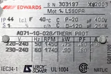 Edwards E2M30 Dual Stage Rotary Vane Vacuum Pump 21 CFM 240V 60Hz