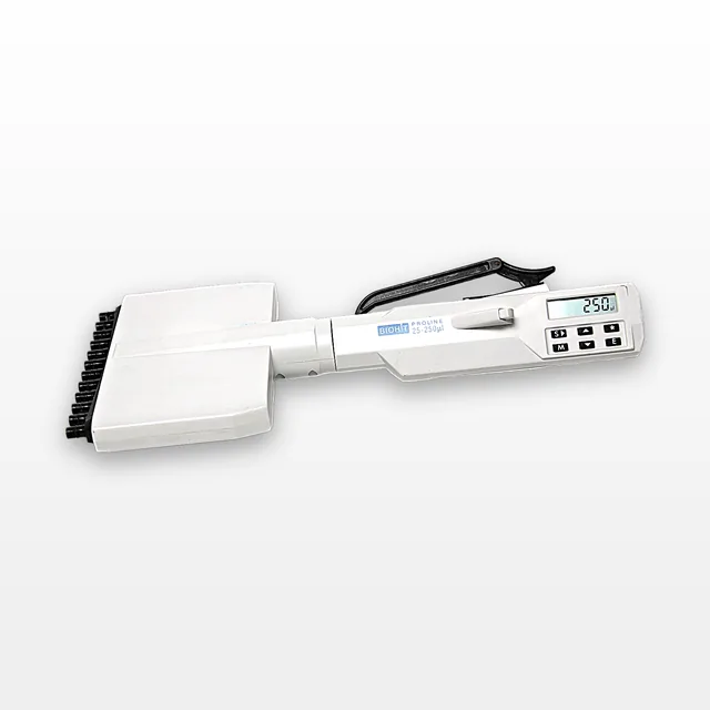 Biohit Proline 12-Channel Electronic Pipette 25-250uL Rapid Dispensing