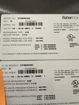 Fisherbrand GTFBG49FSSA Double Door Freezer Cold Storage Good Condition