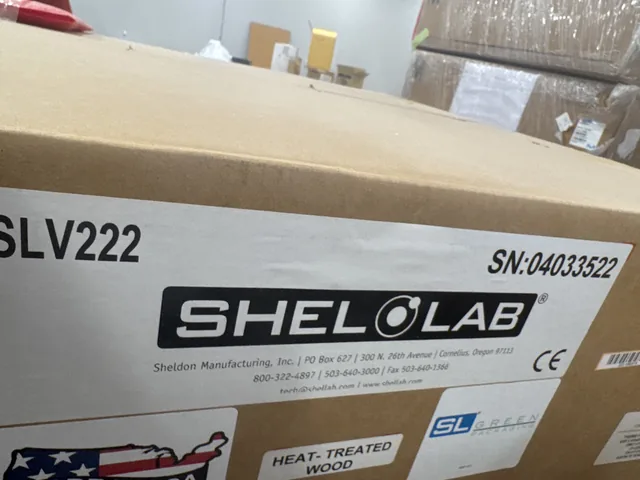 Shelolab SLV222 Vacuum Oven Laboratory Drying Equipment with Power Cord