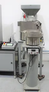 Landry Engineering Filling Station with TechnaVibes Feeders for Syringes
