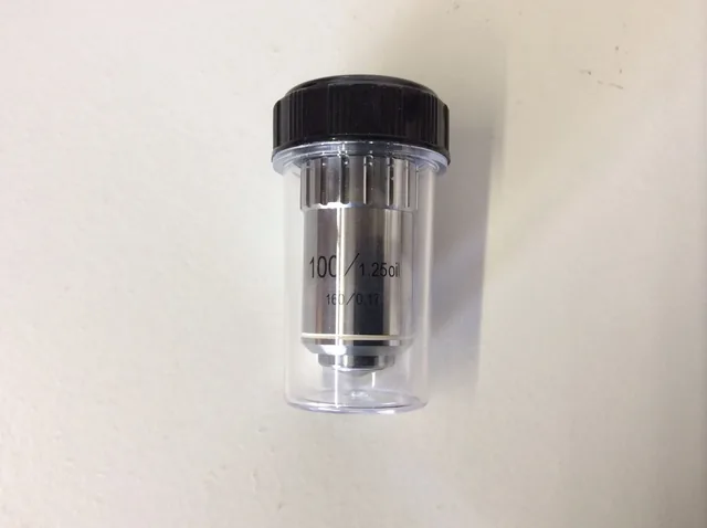 Fisher Scientific MP-OS100 Microscope Objective Lens 100/1.25 Oil Immersion