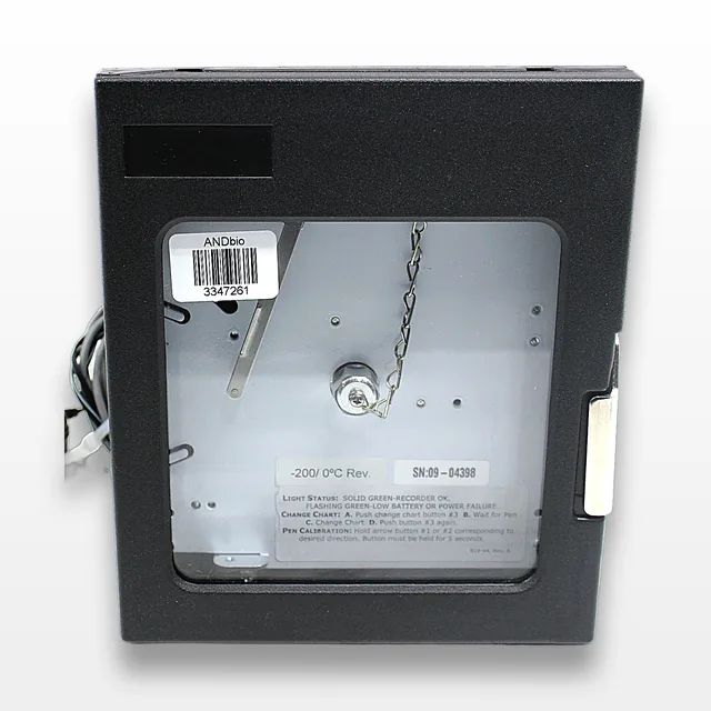 Unknown Chart Recorder -200/0 C Temperature Monitoring Device Used