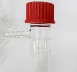 Chemglass 3024 Set of 8 Graduated Cylinders 100mL w/ GL32 Cap