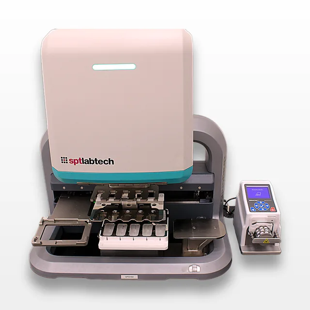 SPT Labtech Dragonfly Discovery Liquid Handler System includes Computer