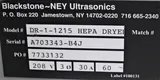 Blackstone-NEY DR-1-1215 Industrial Dryer for Moisture Removal, Used, VG