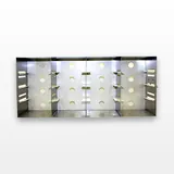 N/A Stainless Steel Freezer Rack for ULT, Holds 16 Boxes, Used