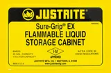 Justrite Sure-Grip EX Flammable Liquid Storage Cabinet 45 Gal Model 894520