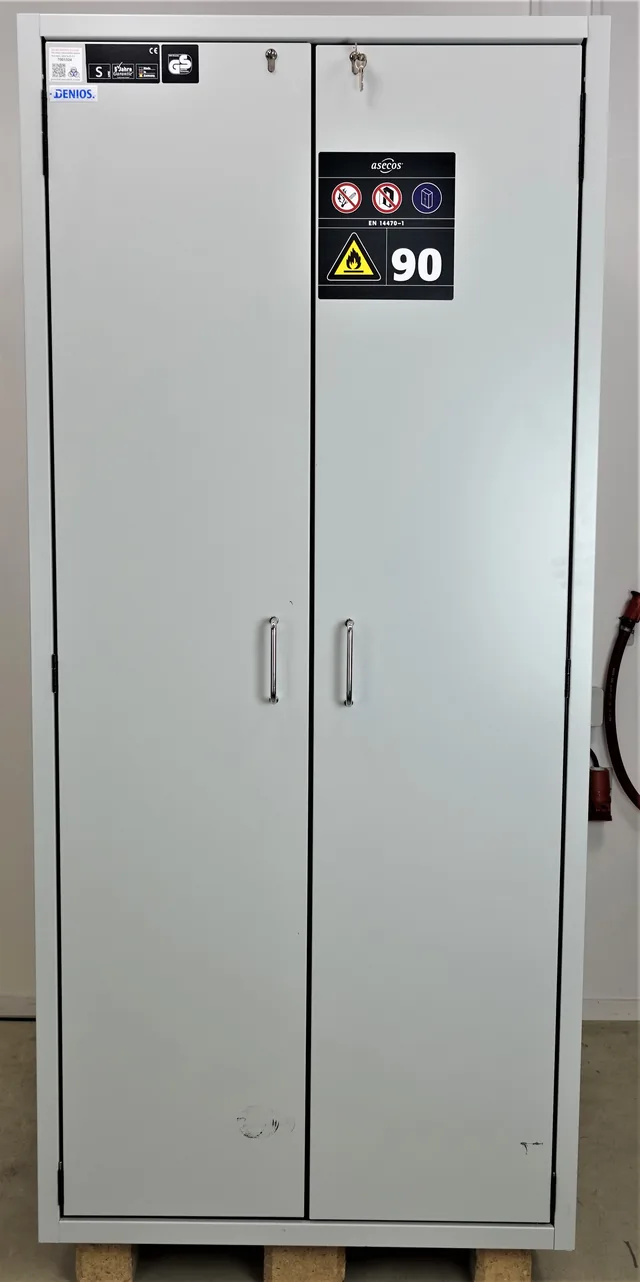 Denios S90.196.090.WDAS Fire-Resistant Safety Cabinet, Doors Lock, 2018