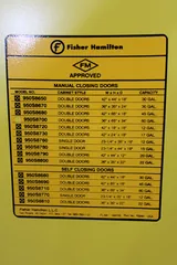 Fisher Hamilton 950S8700 Safety Storage Cabinet for Laboratory Use