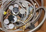 VWR Misc. Box and Accessories Includes Airgas Valves and Hoses