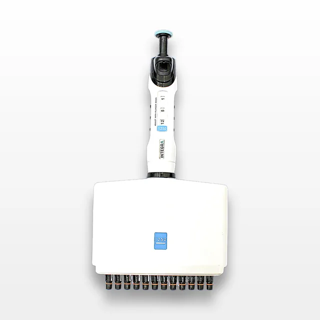 Integra 100-1250ul 12-Channel Electronic Pipette Precision 1250ul Range