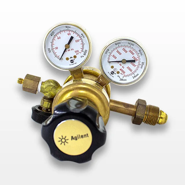 Agilent 5183-4644 Gas Pressure Regulator 2-Stage Stainless & Brass