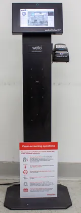 Wello Inc WelloStationX Temperature Screening Station Non-Contact Kiosk