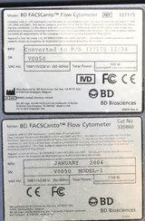 BD Biosciences BD FACSCanto Flow Cytometer Six-Color Benchtop Analyzer