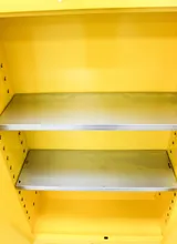 Uline H-1564M-Y Flammable Liquid Storage Cabinet 45 Gal