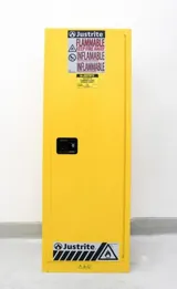 Justrite 892220 Flammable Liquid Storage Cabinet 22 Gal Yellow Manual