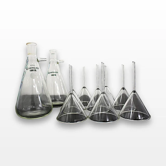CHEMGLASS Miscellaneous Box with Supplied Glass Stoppers for Lab Use
