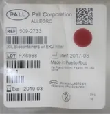 Pall Allegro 20L BioContainer w/ EKV Filter for API Processing