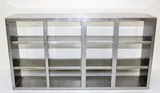 N/A Stainless Steel Freezer Rack ULT Holds 12 Boxes Adjustable Shelves