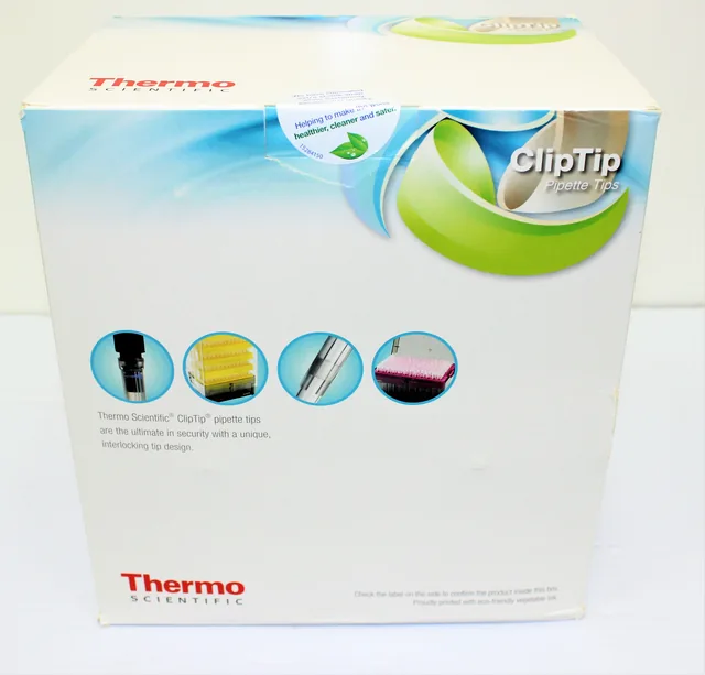 Thermo Scientific Clip Tip 1250 Sterile Low Retention Pipet Tips, 8x96 Tips/Rack