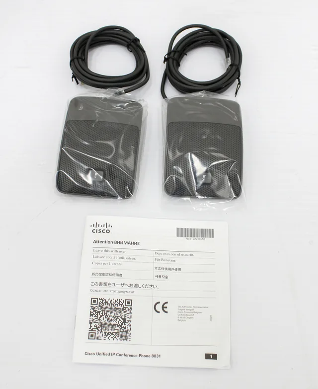 Cisco CP-8831 IP Conference Phone Microphone Kit Cooling 10 Participants