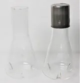 Pyrex Pyrex 250mL Baffled Flasks 4446 & 4444-250 Lab Use Lot of 2