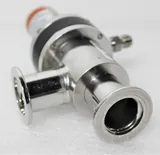 Nor-Cal Products Model 1 Pneumatic Angle Valve NW-25 Flanges 1 Inch