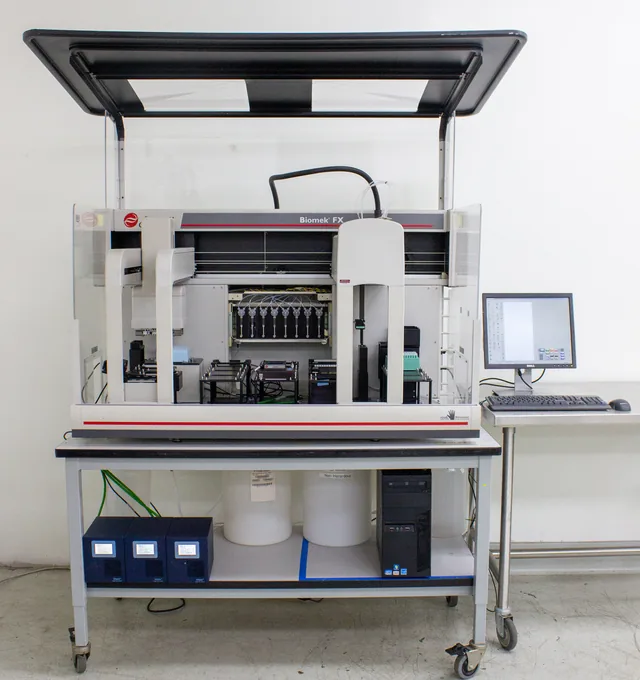 Beckman Coulter Biomek FX Automated Liquid Handler, Multichannel Heads Included