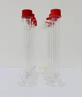Chemglass 3024 Set of 8 Graduated Cylinders 100mL w/ GL32 Cap