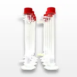 Chemglass 3024 Set of 8 Graduated Cylinders 100mL w/ GL32 Cap