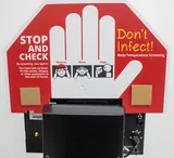 Wello Inc WelloStationX Non-Contact Thermometer Kiosk Temperature Screening