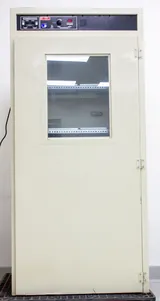 Bellco Glass Single Window Roll-In Incubator 40 cu ft, Temp Controller, Used