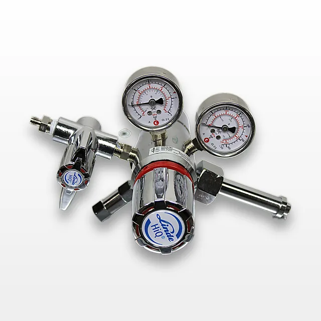 Linde REDLINE C 200 Two-Stage Gas Pressure Regulator, Stainless Steel