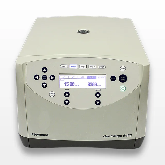 Eppendorf 5430 Centrifuge, High-Speed Microcentrifuge, 17,500 RPM