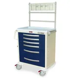 Harloff MPA3027E06+MD30-ANS Medical Storage Cart with Drawers