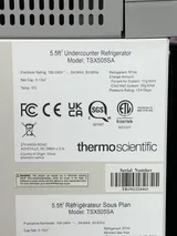 Thermo Fisher Scientific TSX505SA Undercounter Refrigerator 5°C 0.13m³