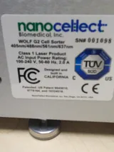 Nanocellect WOLF G2 Cell Sorter Benchtop Flow Cytometry