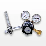 VWR Scientific CAT. NO. 55850-215 Gas Regulator with Gauges and Flow Meter