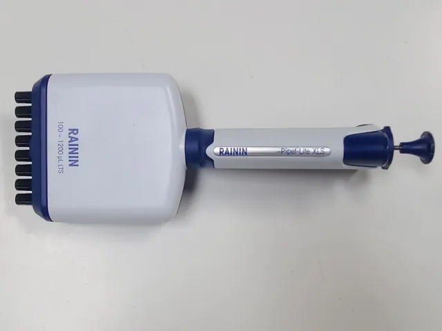 Rainin Pipet-Lite L-1200 XLS 8-Channel Manual Pipet