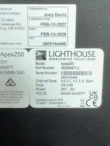Lighthouse ApexZ50 Particle Counter 100 LPM Air Quality Monitoring