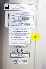Chart 1536P-190AF-BB-TS Liquid Nitrogen Freezer, 36400 Vial Capacity, -190C