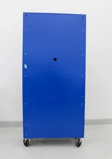 Sandusky Blue Mobile Clear View Cabinet VG 4-Shelf Adjustable Storage