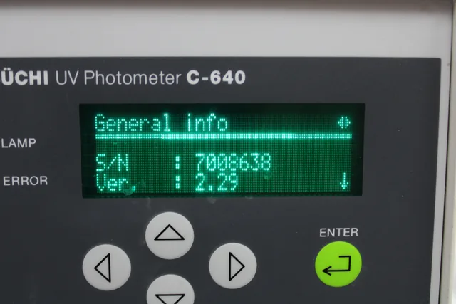 BUCHI C-640 Photometer Analytical HPLC UV-Vis 200 840 nm, Used, Good Cond