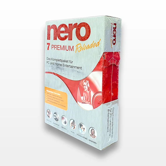 Nero 7 Premium Software Package High-Def Support CD Included