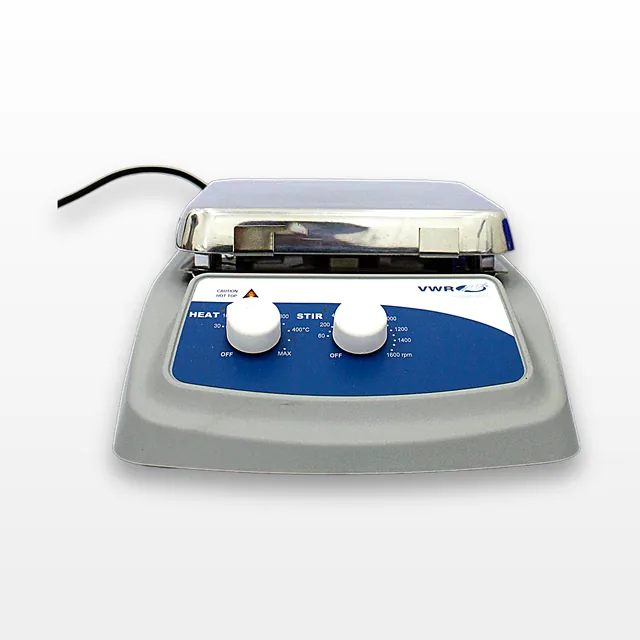 VWR VWR 7 X 7 Aluminum Hot Stirrer Plate 97042-638, 5-400C, 1600 RPM